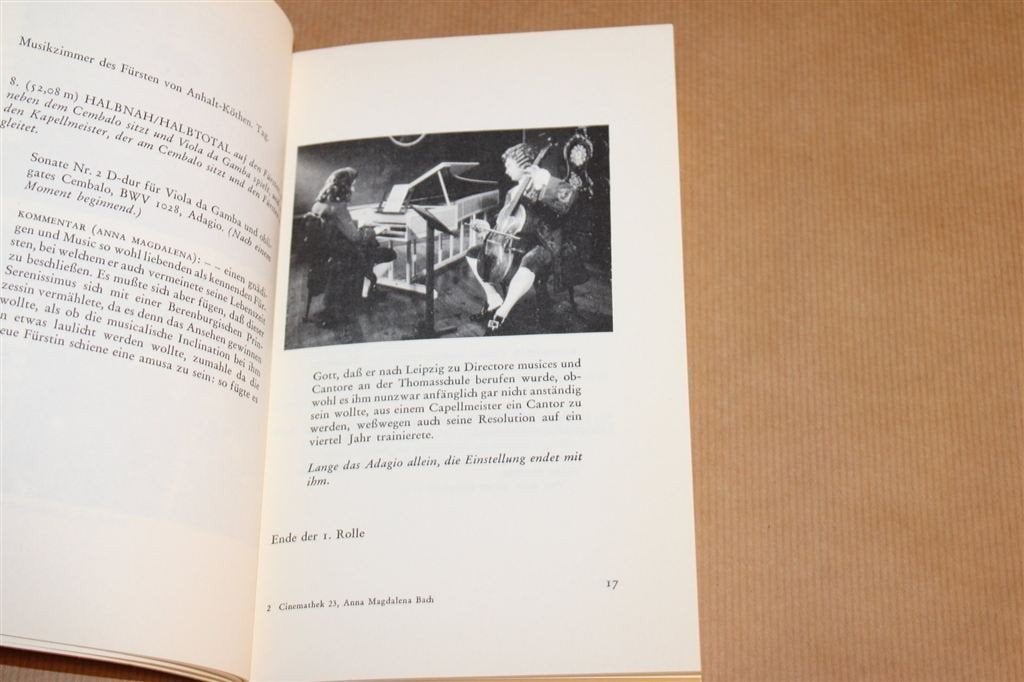 Chronik der Anna Magdalena Bach — Filmtekst & Muziek [DE], Boeken, Ophalen of Verzenden, Gelezen