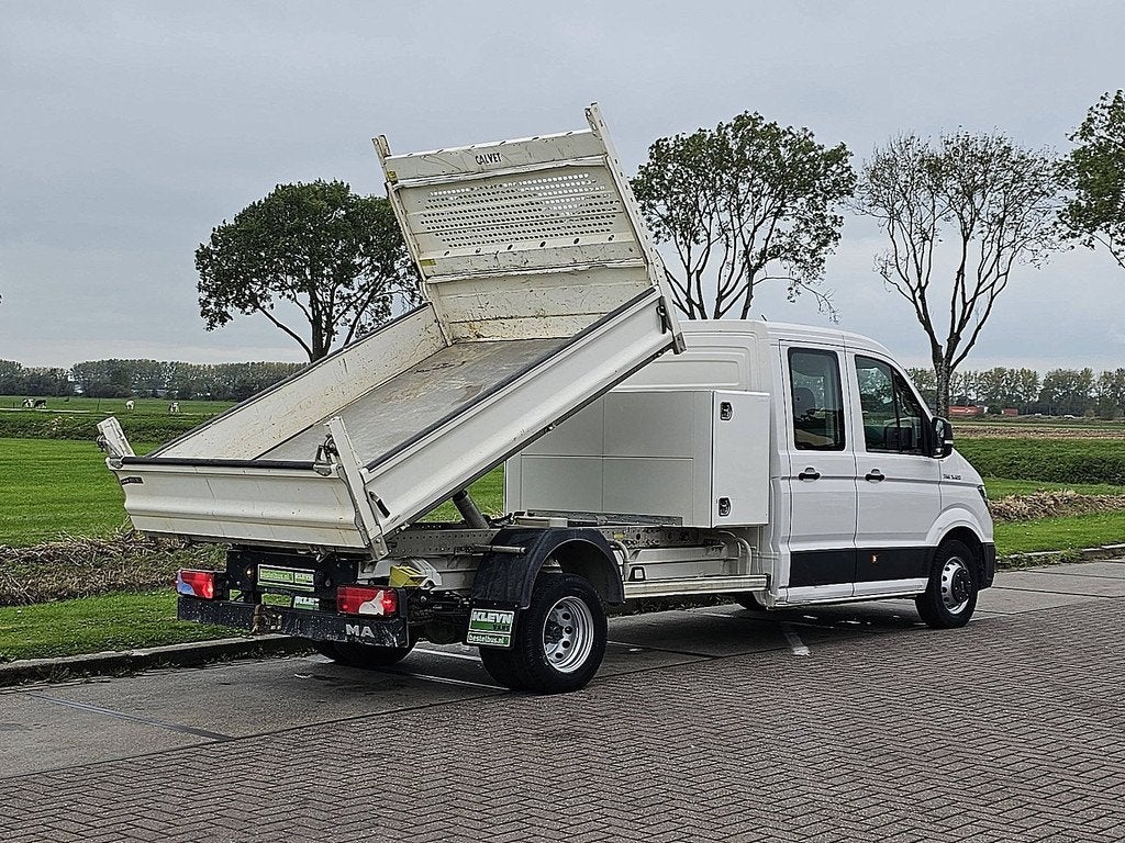 M.A.N. TGE 5.120 dub.cab kipper kist!, Auto's, Bestelauto's, Gebruikt, Euro 6, MAN, Bedrijf