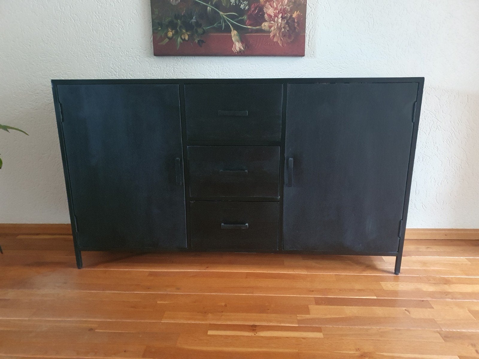 Goossens dressoir met lades en deuren, Huis en Inrichting, Ophalen, Gebruikt, Met lade(s), Modern, Industrieel