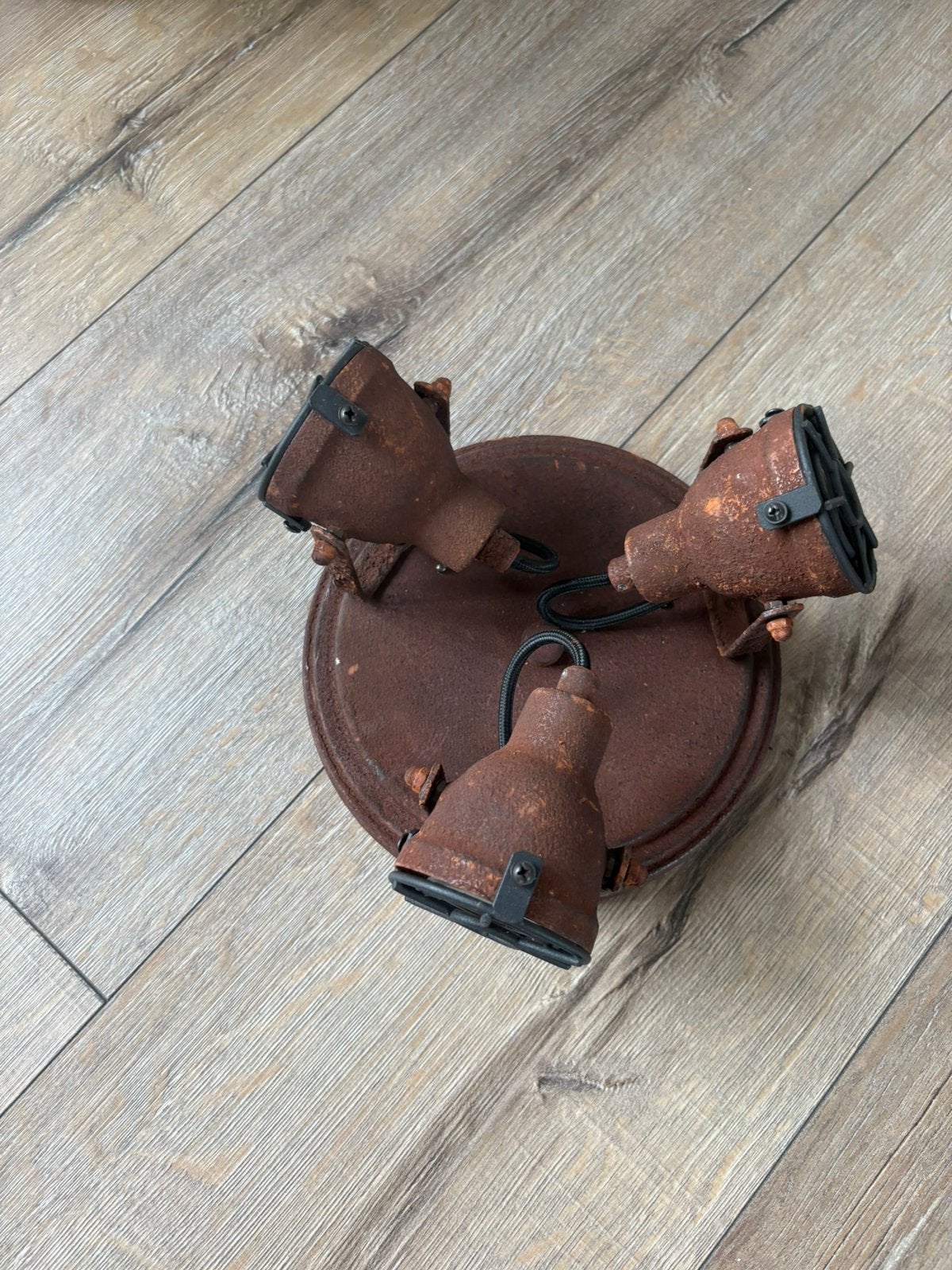 Plafondlamp, Huis en Inrichting, Ophalen, Bruin, Zo goed als nieuw, Plafondlamp