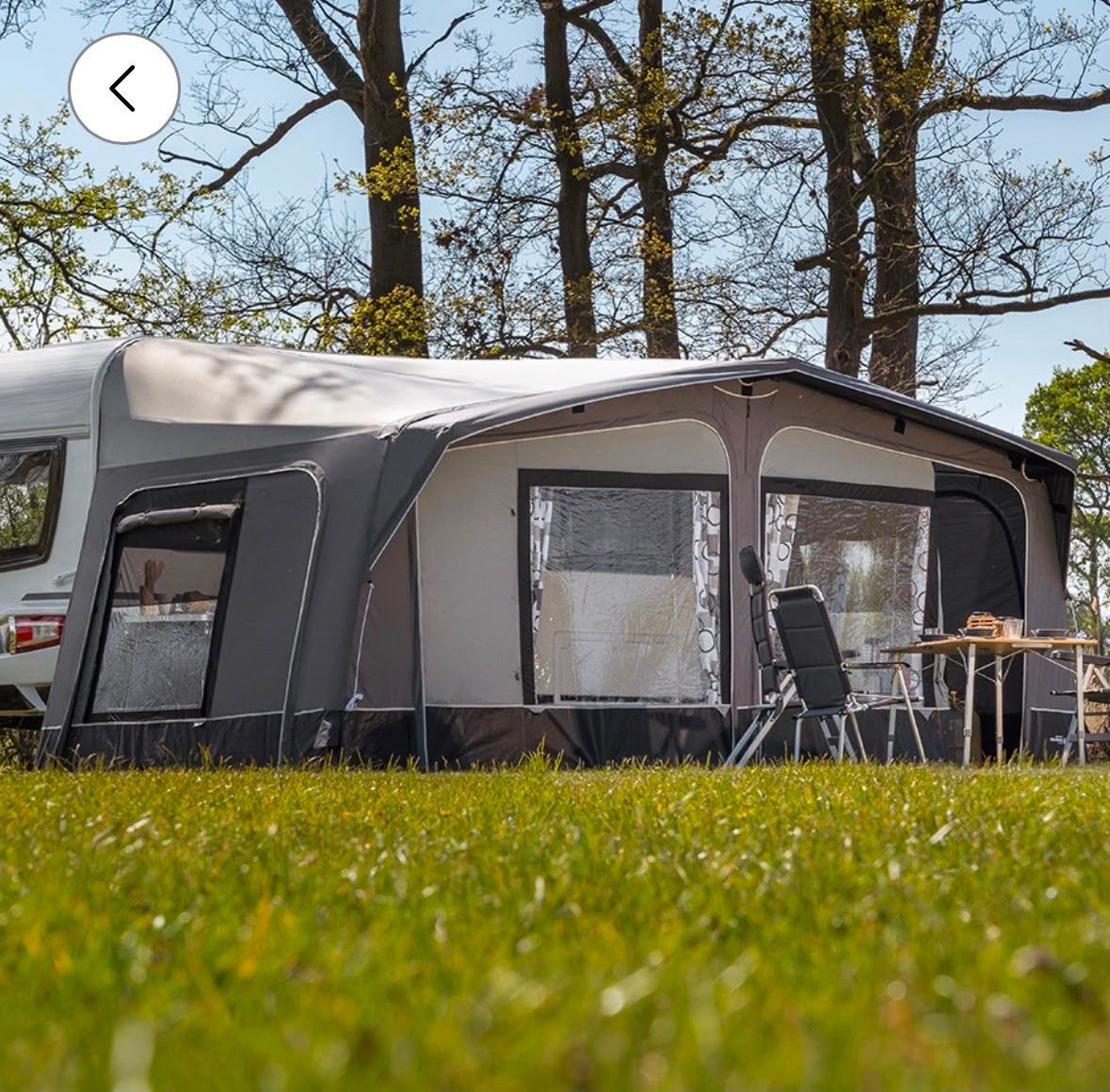 Neptune 300 Easy Air opblaasbare voortent - 3 maanden oud, Ophalen, Zo goed als nieuw, Tot en met 4