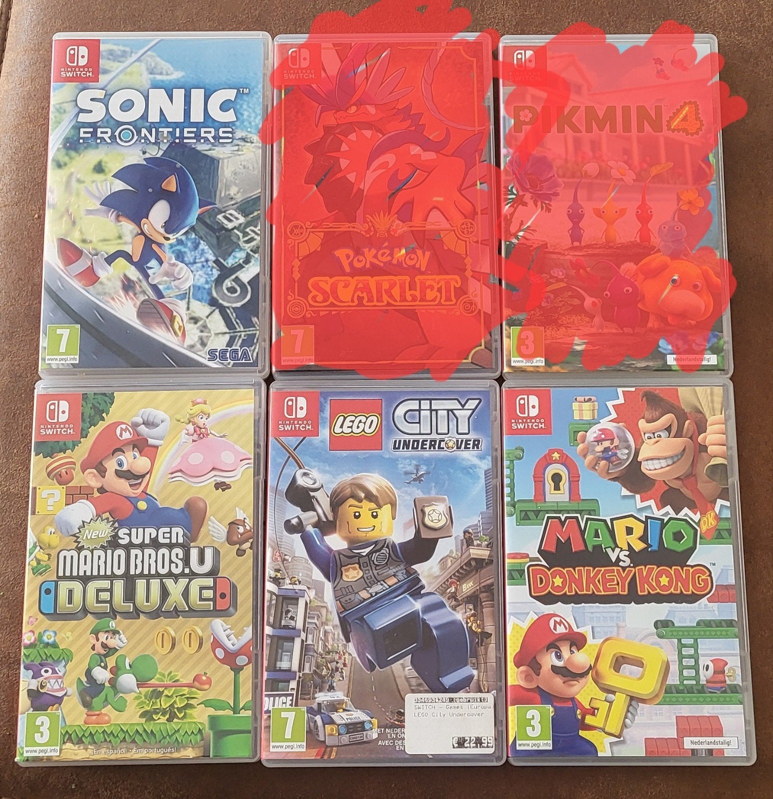 Switch spellen, o.a. Sonic Frontiers & Mario vs Donkey Kong, Avontuur en Actie, Ophalen of Verzenden, Zo goed als nieuw, 3 spelers of meer