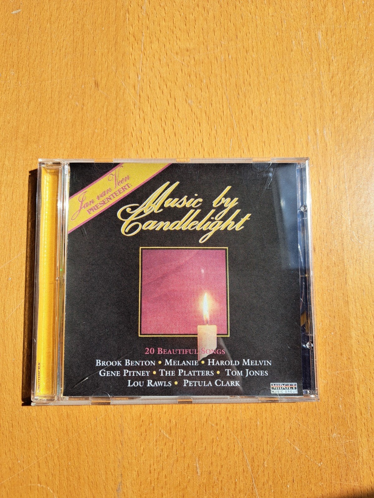 Music by Candlelight - Jan van Veen, Gebruikt, Klassiek, Ophalen of Verzenden, Verzamelalbum