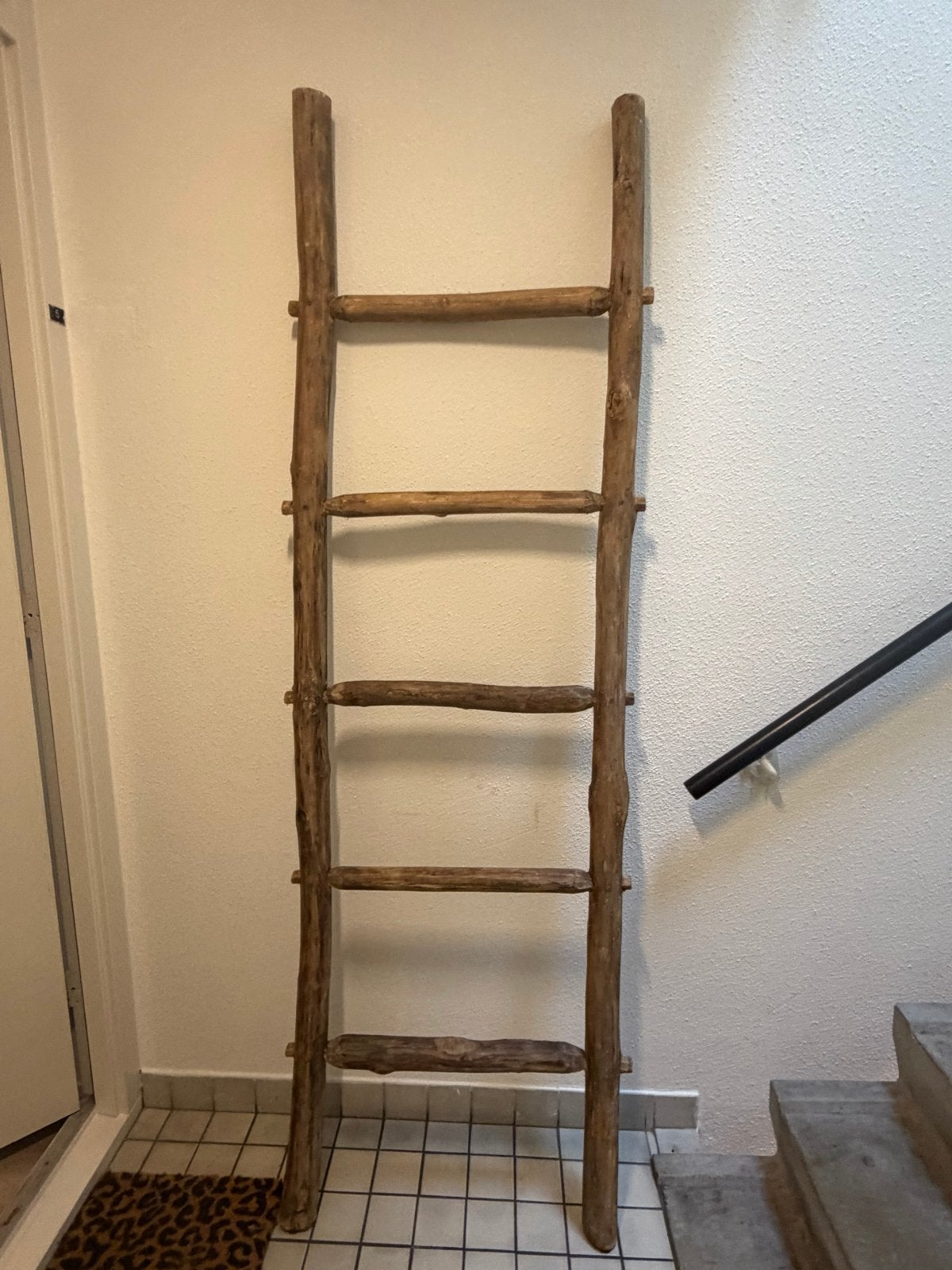 Decoratieladder van hout - 210x67 cm