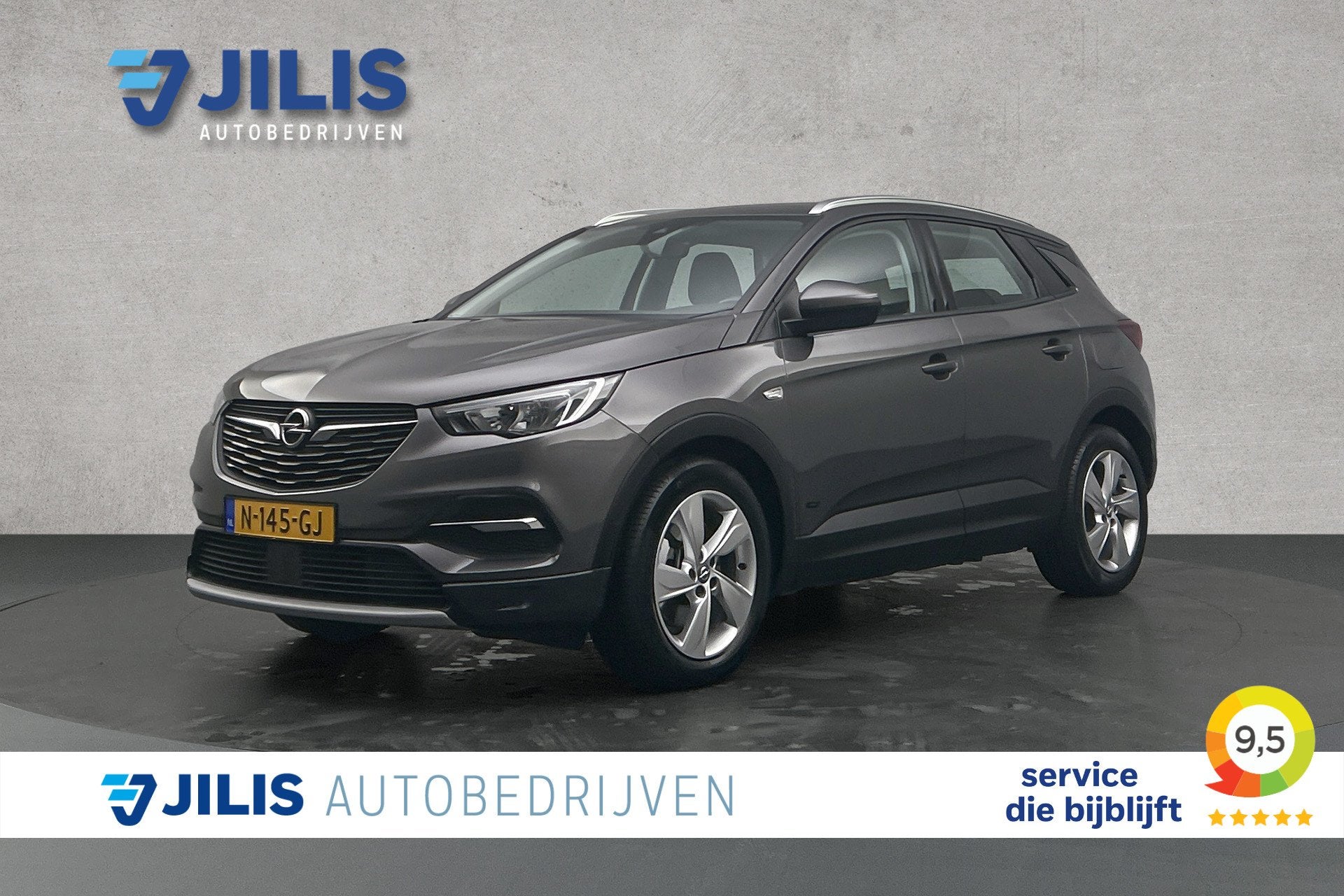 Opel Grandland X 1.6 Turbo Hybrid | Camera | Apple Carplay |, Auto's, Euro 6, 4 cilinders, 181 pk, Leder en Stof