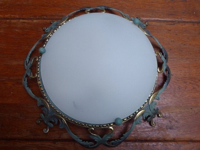 Plafonniere in art nouveau stijl, Antiek en Kunst, Antiek | Lampen, Ophalen of Verzenden