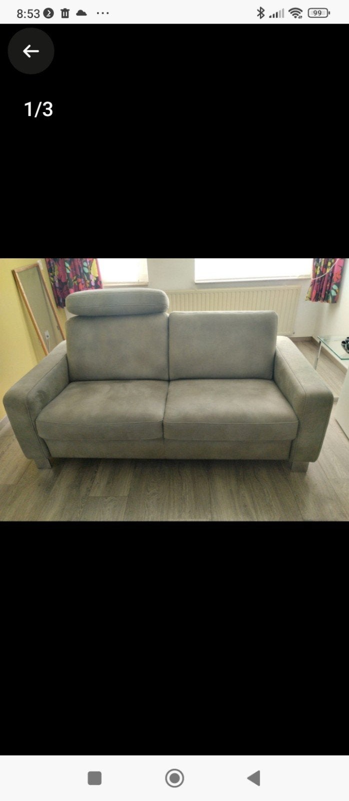 mooie 2  en half zitter, Ophalen, 150 tot 200 cm, Driepersoons, 75 tot 100 cm