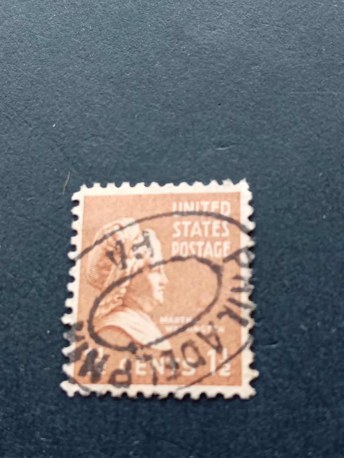 Gestempelde Amerikaanse postzegel George Washington, Postzegels en Munten, Postzegels | Amerika, Ophalen of Verzenden, Noord-Amerika