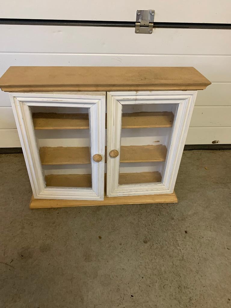 kruiden keuken kastje ( Wand) (Staand), Voorraadpot, Ophalen, Gebruikt, Hout
