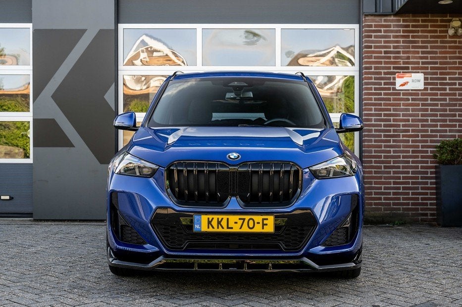 BMW X1 sDrive20i M Sport Pro | Shadow | Driving Ass. Plus |, Gebruikt, Blauw, Alcantara, Hybride Elektrisch/Benzine