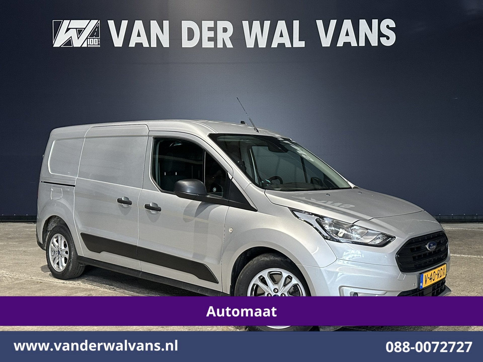 Ford Transit Connect 1.5 EcoBlue 120pk Automaat L2H1 Inricht, Stof, Gebruikt, 4 cilinders, Bedrijf