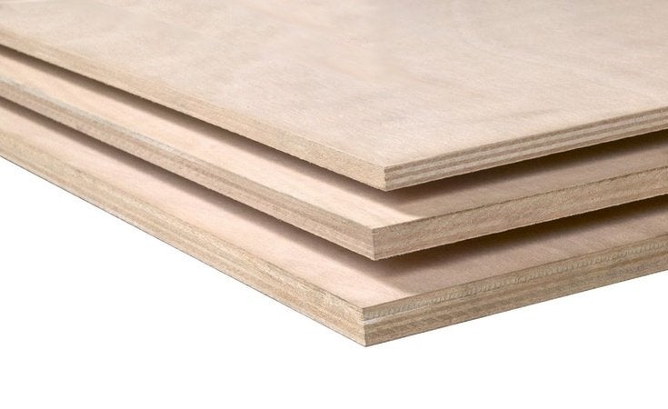 Multiplex, 122x244mm, dik 9/12/18mm - Vanaf €41,50, Ophalen, Nieuw, 250 cm of meer, Palen