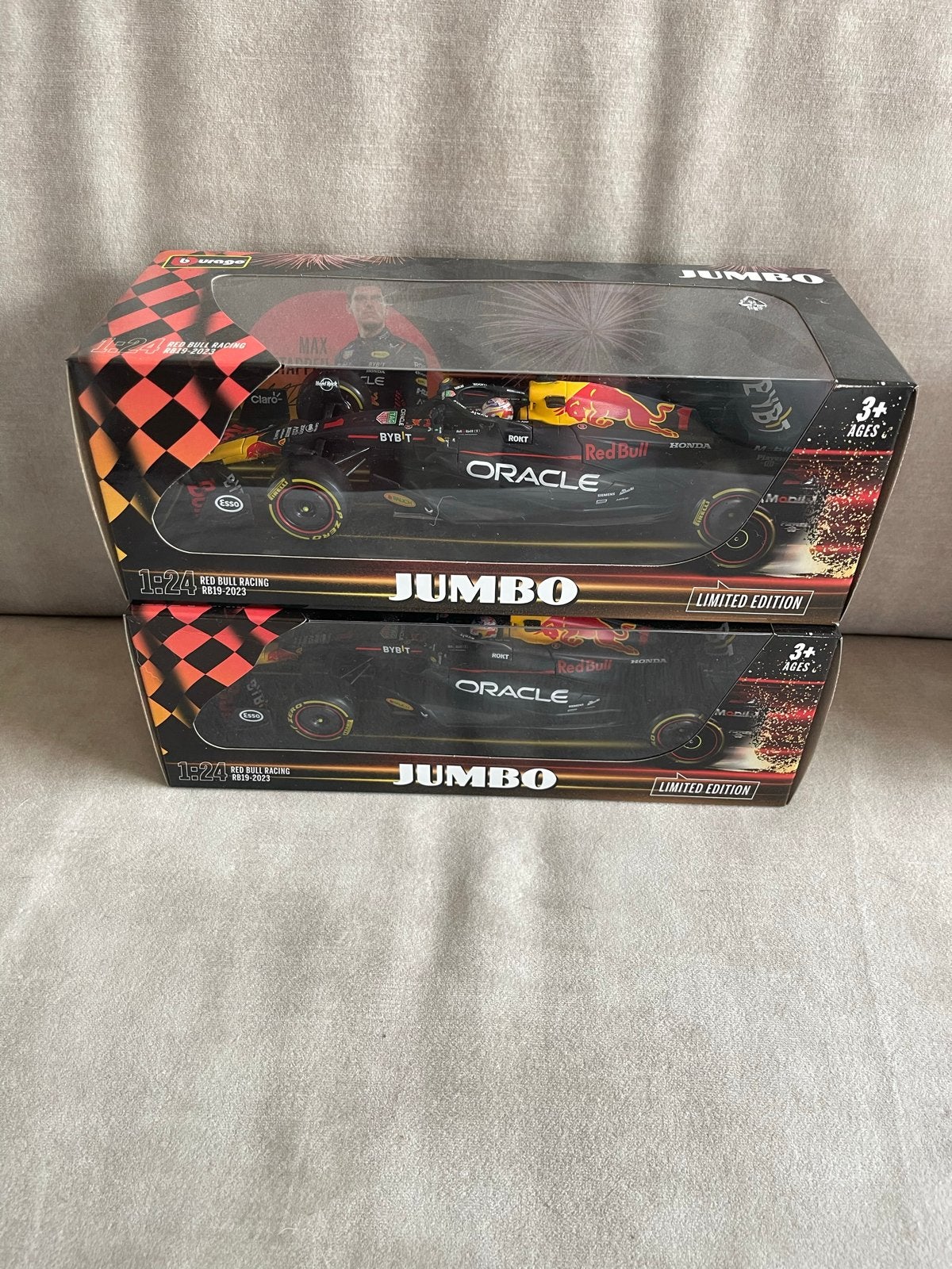 Red Bull Racing F1 Auto Max Verstappen 1:24 Jumbo, Hobby en Vrije tijd, Ophalen of Verzenden, Nieuw, Auto, Overige merken