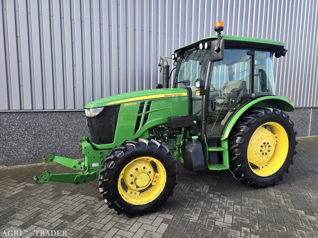 2015 John Deere 5100 M airco front hef en aftakas 40KMH 100, Niet opgegeven, -, Niet opgegeven