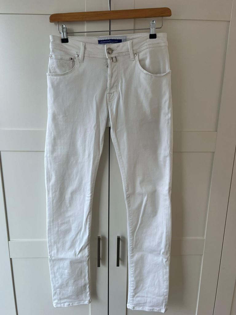 Jacob Cohën witte jeans maat 32, Ophalen of Verzenden, Zo goed als nieuw, Wit