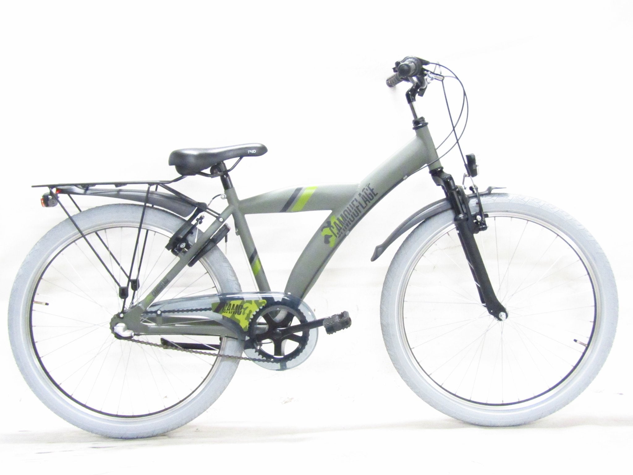 Bike fun Camouflage groen jongens 42cm 26inch, Nieuw, BIKE FUN, Versnellingen
