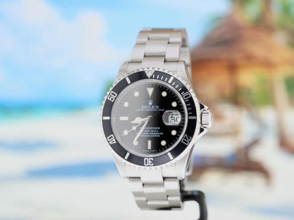 Rolex Submariner Date 16610 Z-Series Zeer Goede Staat 2007NL, Staal, Polshorloge, Ophalen of Verzenden, Zo goed als nieuw