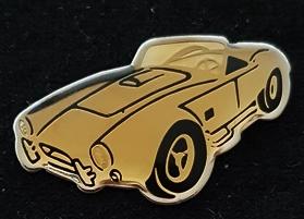 A.C. Cobra pin- model in goudkleur, Verzenden, Nieuw, Transport, Speldje of Pin