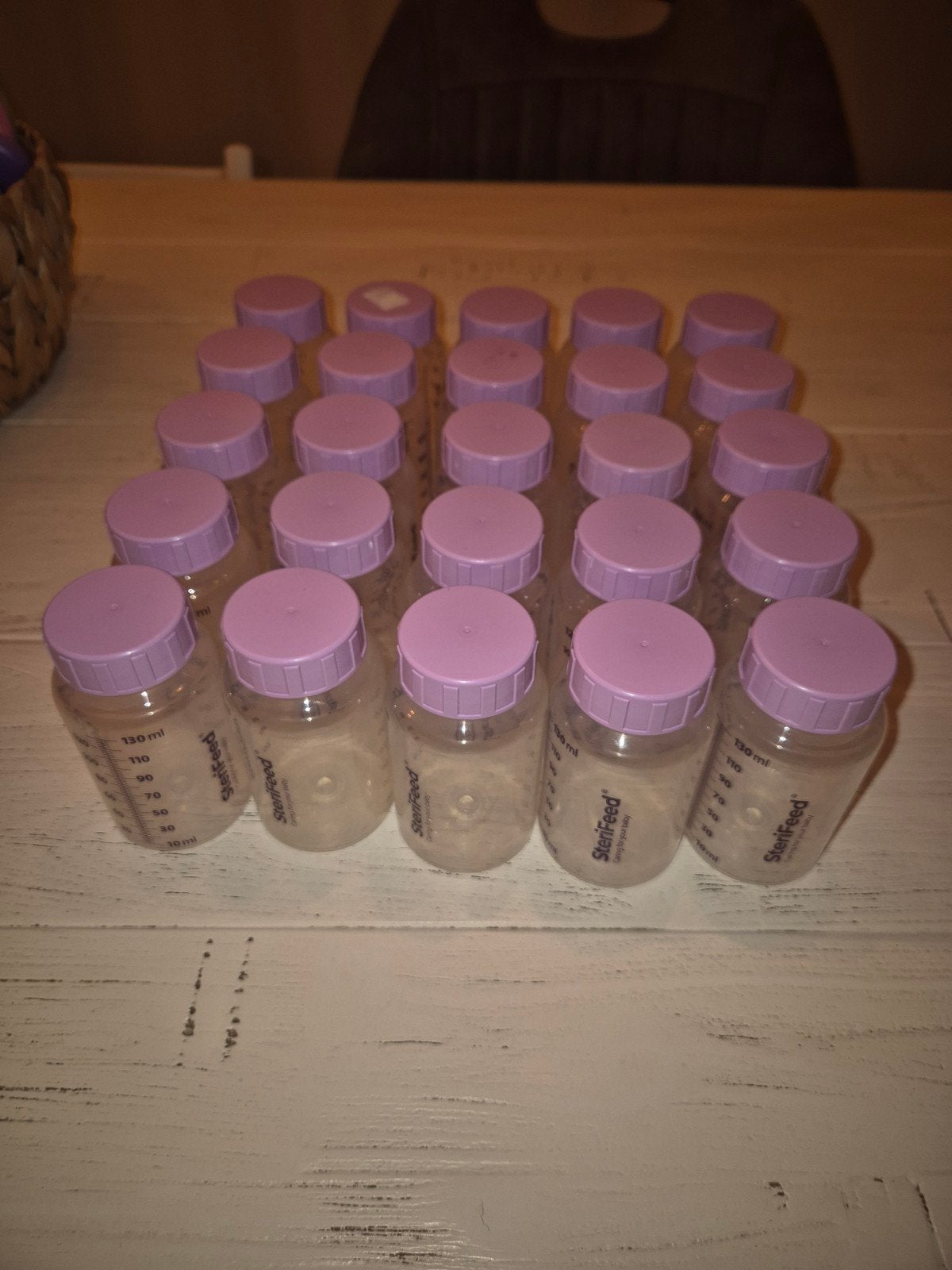 25 stuks melk voorraad flesjes - Merk SteriFeed, Ophalen of Verzenden, Zo goed als nieuw, Overige typen, Overige merken