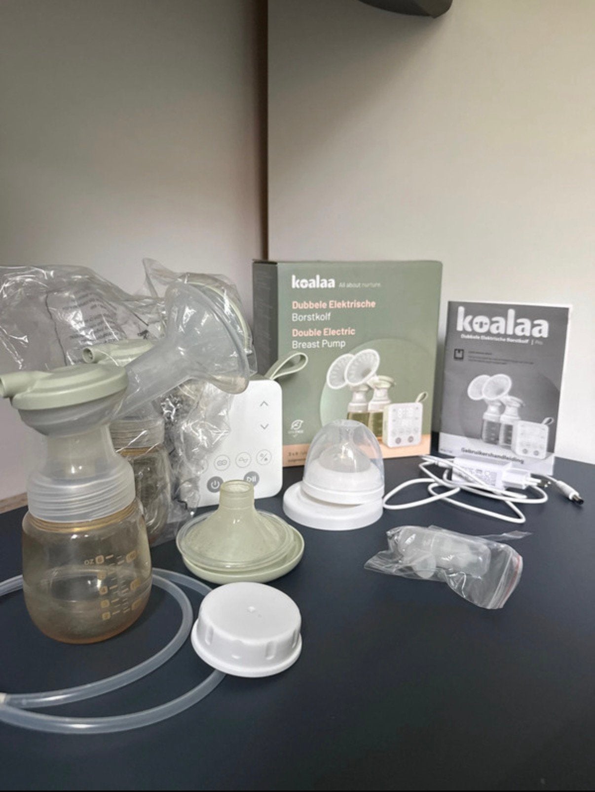 Koalaa Dubbele Elektrische borstkorf, Ophalen of Verzenden, Zo goed als nieuw, Borstkolf