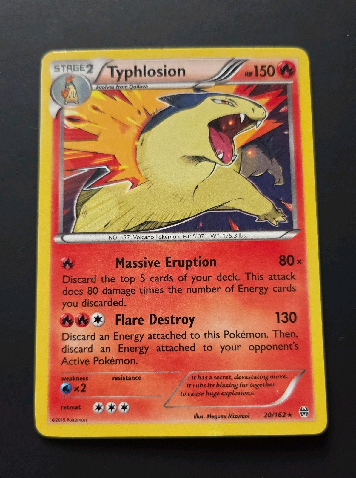 Typhlosion 20/162, Ophalen, Nieuw