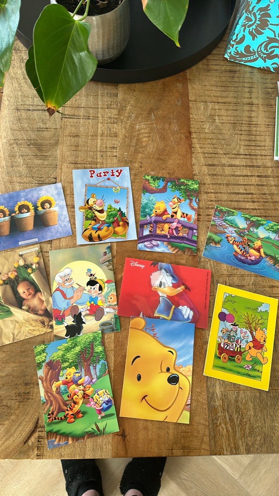 Diverse verzameling kaarten (Disney, Winnie de Poeh, Pinokki, Ophalen of Verzenden, Nieuw