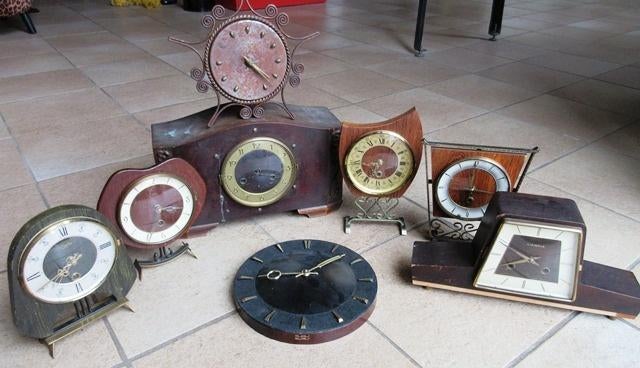 Klokken Nufa Orfac klok Hilbink Kienzle big ben uurwerk, Ophalen