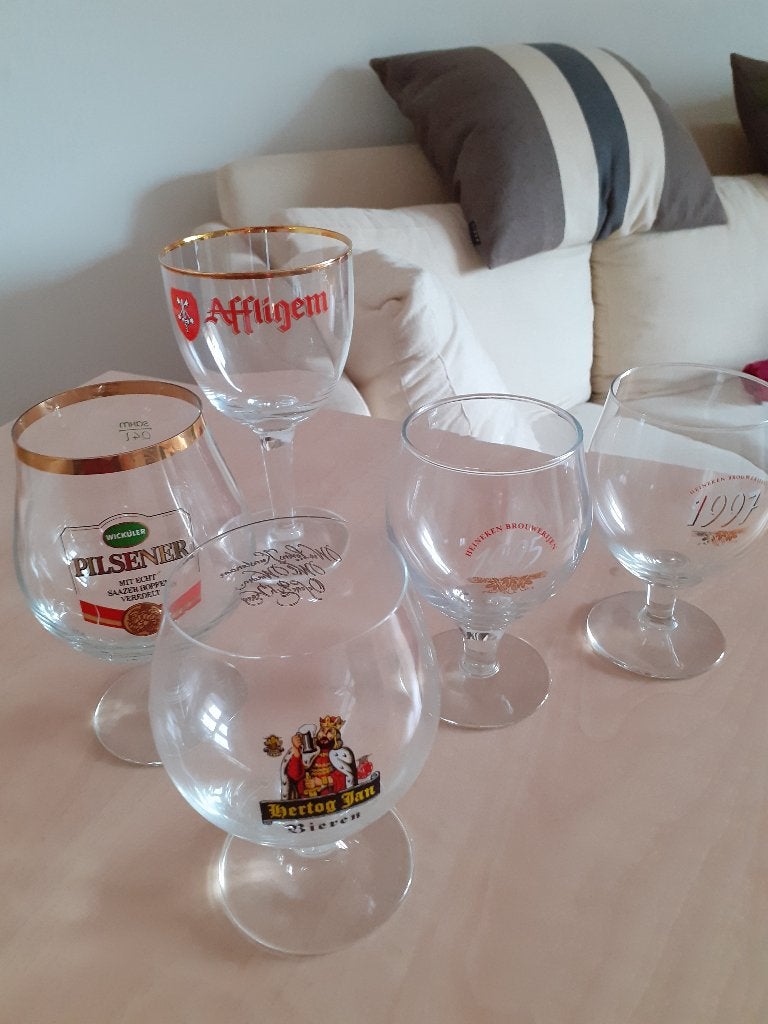 bier glazen, Ophalen of Verzenden, Nieuw, Glas of Glazen, Hertog Jan