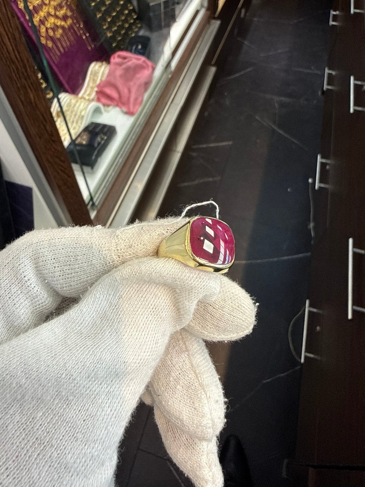 Prachtige 14k gouden ring maat 20, Sieraden, Tassen en Uiterlijk, 20 of groter, Heer, Nieuw, Ophalen of Verzenden