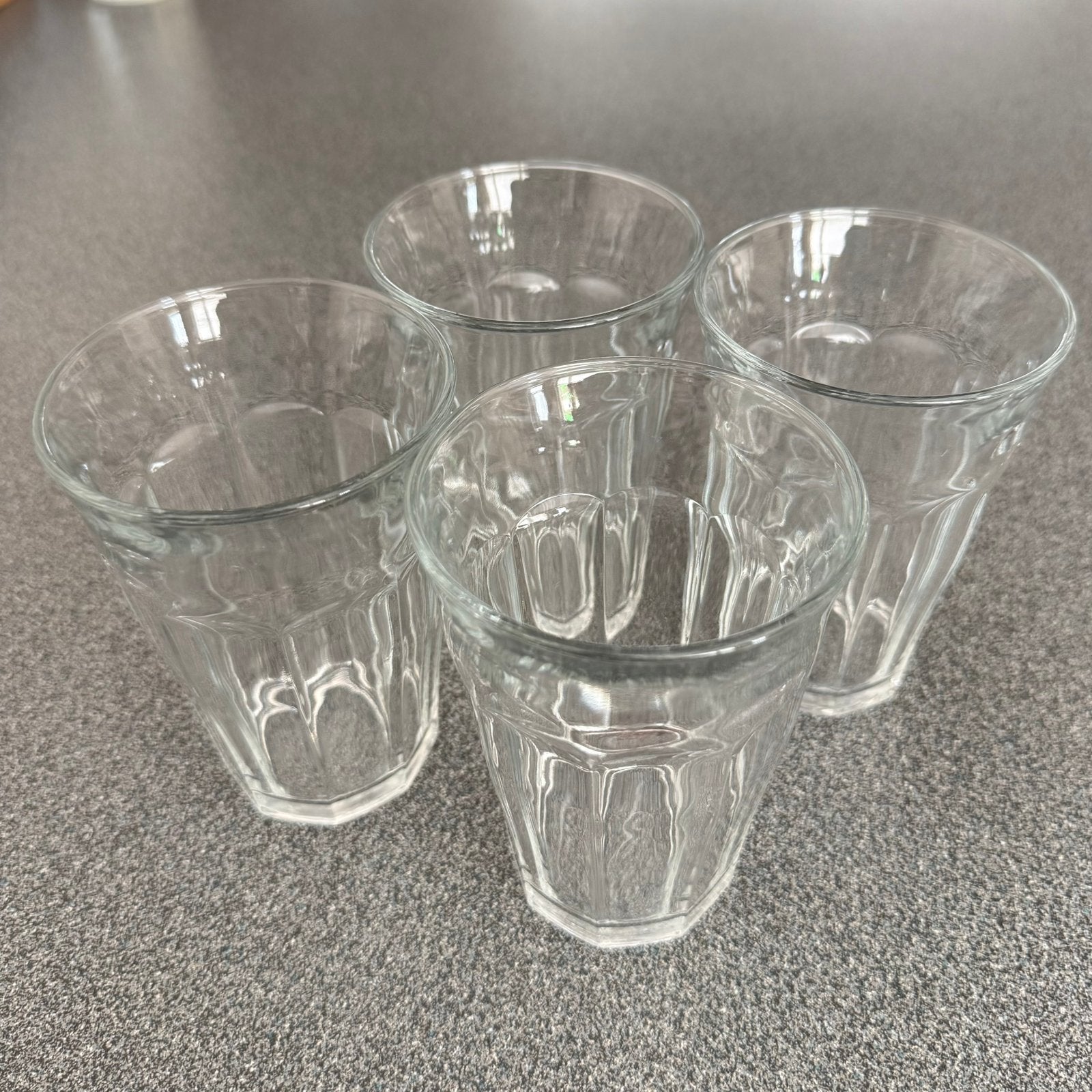 4 x Duralex glazen ca 300 ml, Verzamelen, Glas en Borrelglaasjes, Ophalen, Nieuw, Waterglas