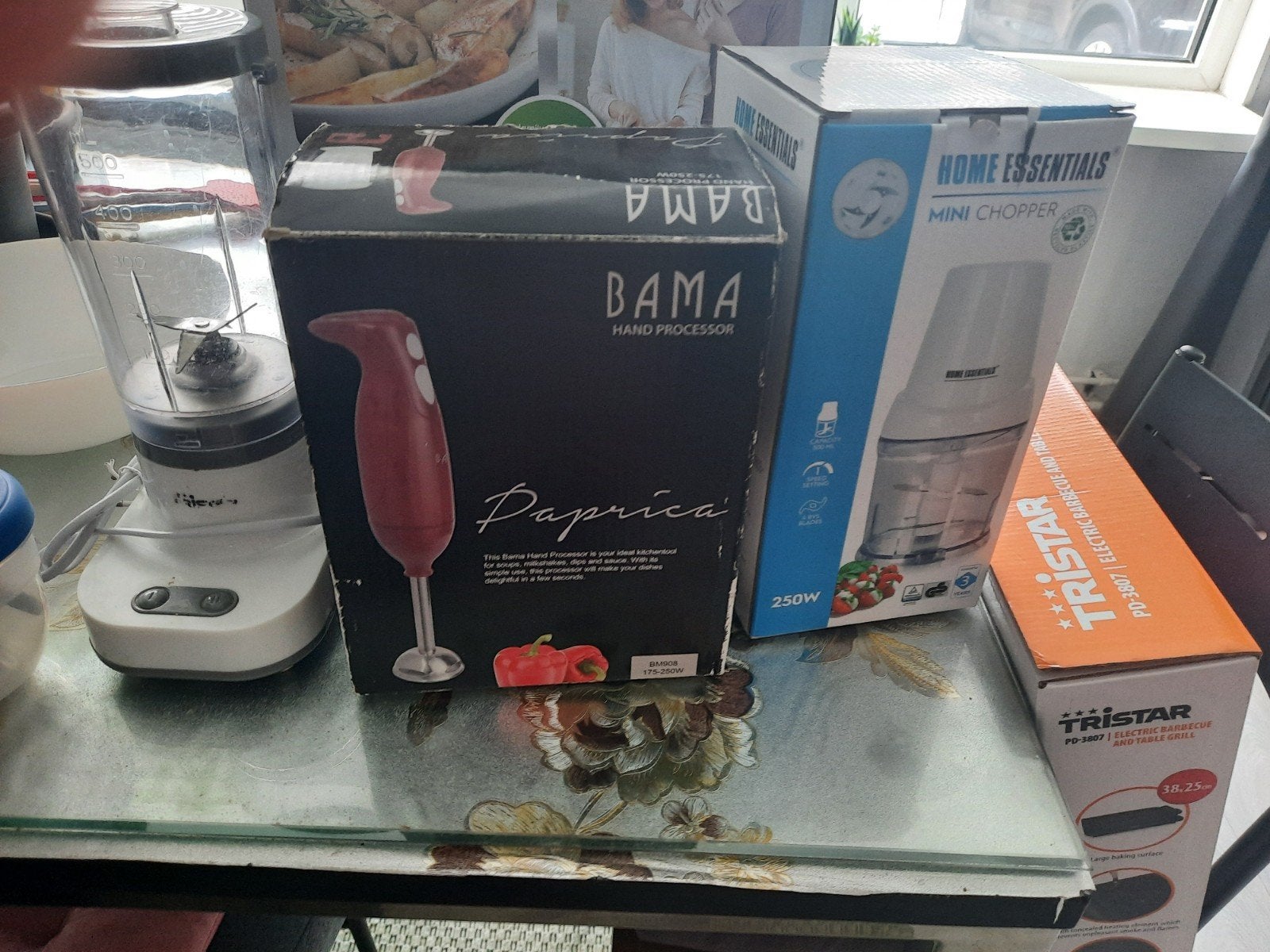 BAMA Hand Processor Paprica & Home Essentials Mini Chopper, Minder dan 1 liter, Ophalen of Verzenden, Nieuw, 1 snelheid