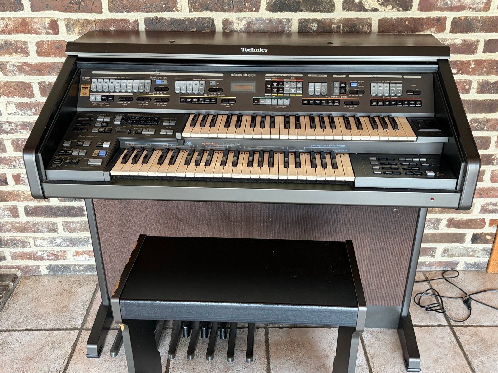Te koop: Technics SX-EX60 elektronisch orgel met 2 klaviere, Ophalen, Gebruikt, 2 klavieren, Orgel