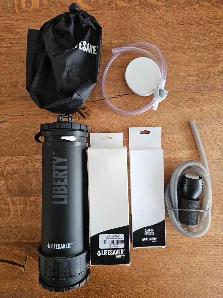 LifeSaver Liberty waterfilter, Caravans en Kamperen, Kampeeraccessoires, Zo goed als nieuw, Verzenden