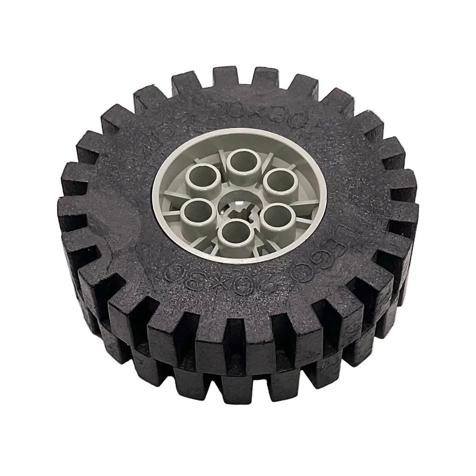 1x Lego onderdeelnummer 4266c02 Technic wiel 20x30, Lego, Ophalen of Verzenden, Zo goed als nieuw, Technic