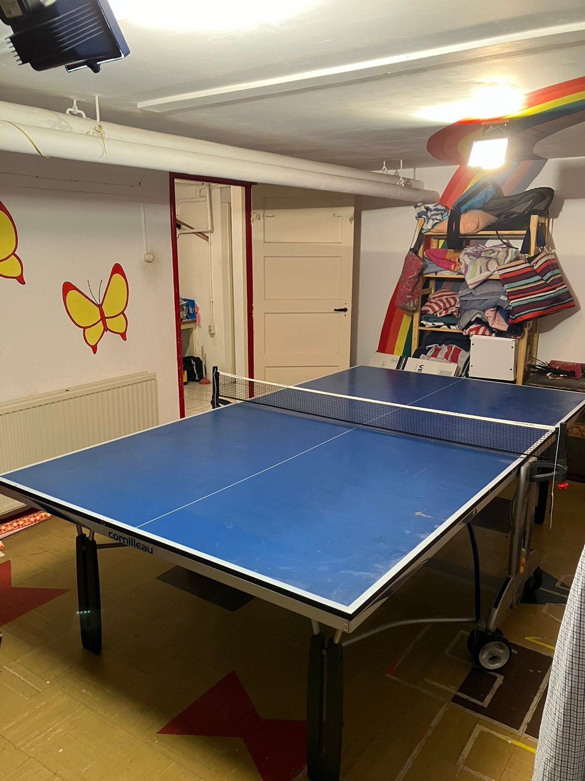 Epische pingpong tafel (opvouwbaar), Sport en Fitness, Ophalen of Verzenden, Gebruikt, Tafel Indoor, Inklapbaar