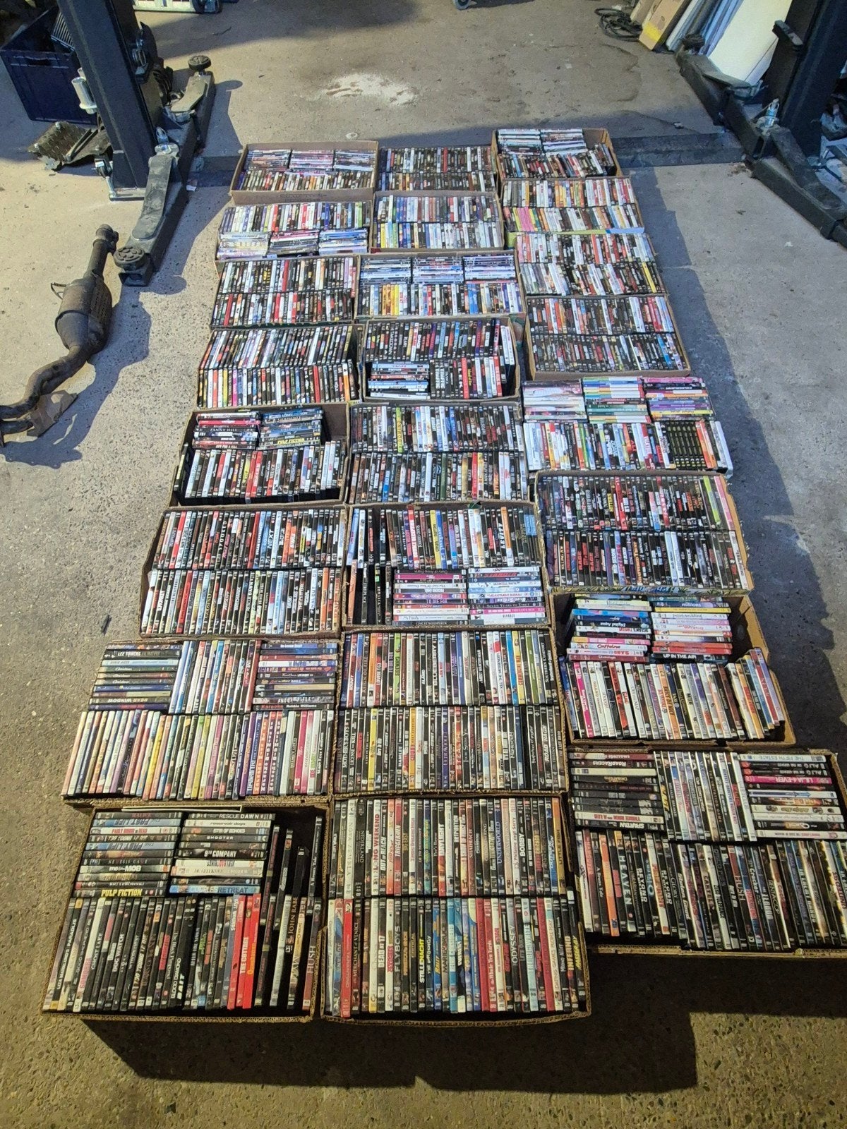 Grote partij DVD's, Ophalen, Gebruikt