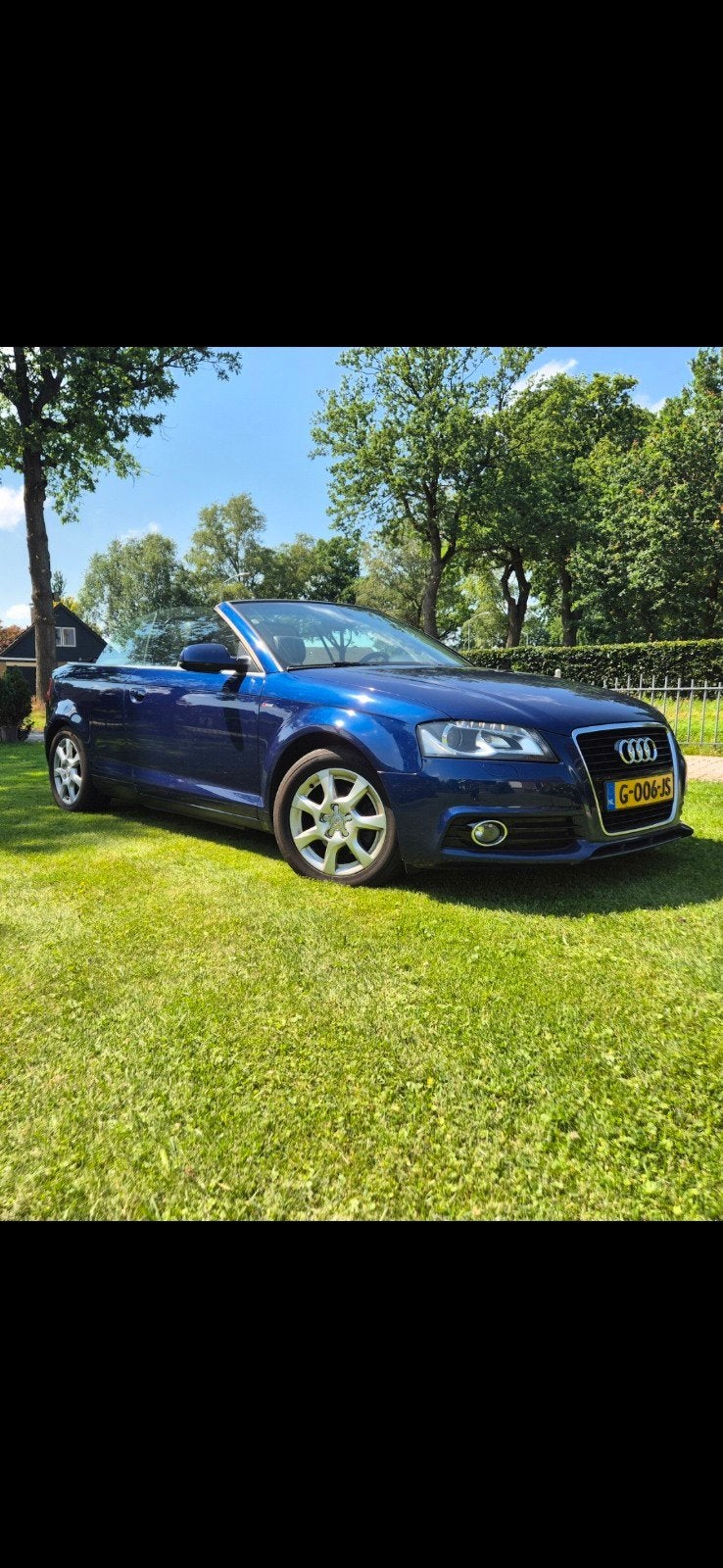 Audi A3 1.8 Tfsi 118KW Cabrio 2013 Blauw, Auto's, Audi, Voorwielaandrijving, 15 km/l, 4 cilinders, Cabriolet