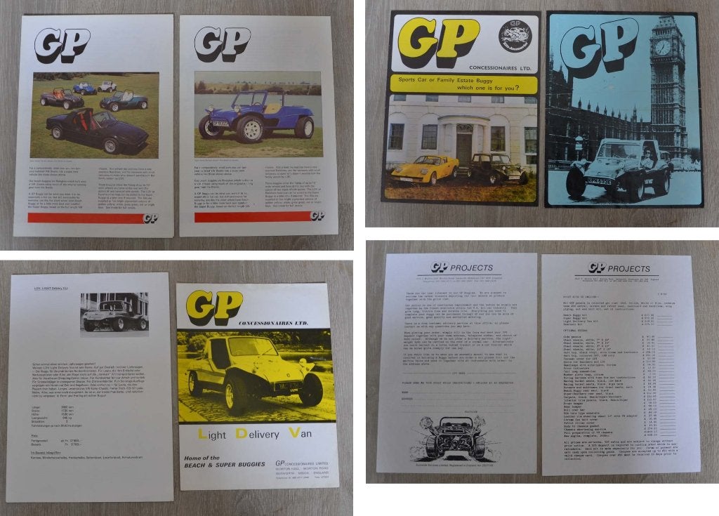 Folders GP Beach Buggy / Super buggy / Ranchero / L.D.V., Ophalen of Verzenden, Gelezen, Volkswagen