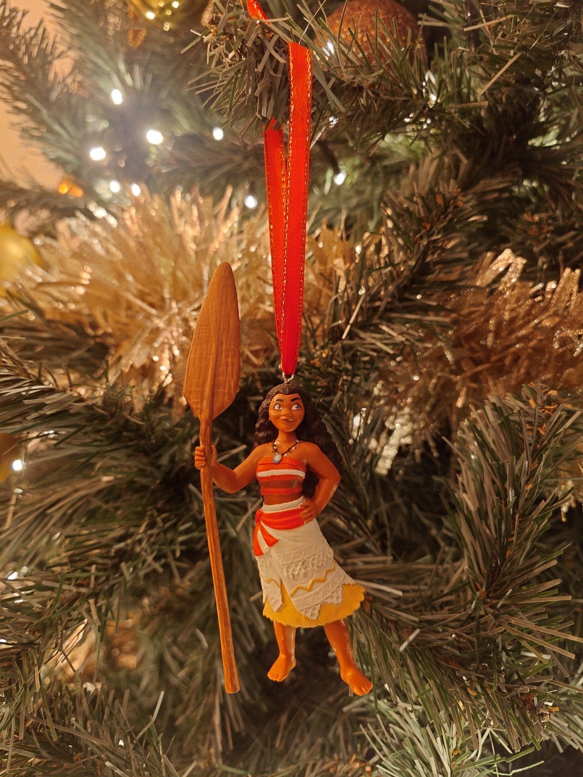 Disney prinses Moana Vaiana kerst ornament hanger kerstbal, Ophalen of Verzenden, Nieuw