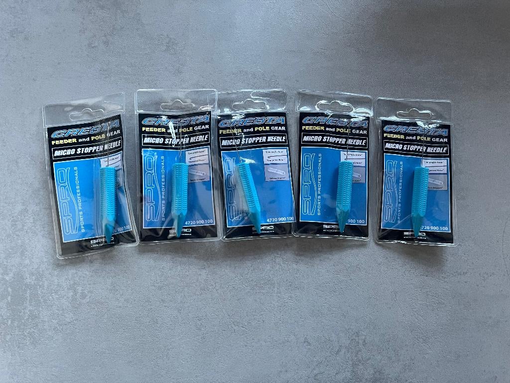 adv 217 / NIEUW set 5 micro stoppers CRESTA, Ophalen of Verzenden, Nieuw, Overige typen