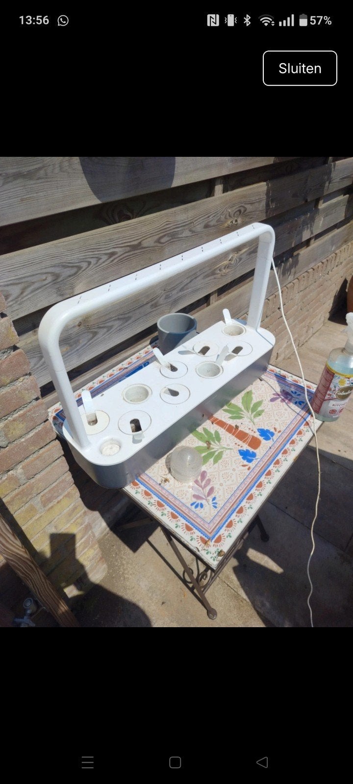 Click and Grow Smart Garden Kweeksysteem, Ophalen of Verzenden, Gebruikt, Kweekbak