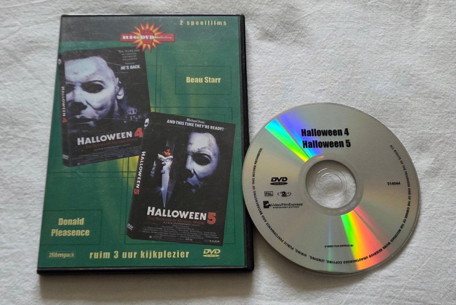 Halloween 4 & 5 (Slimcase) Dvd Horror, Cd's en Dvd's, Dvd's | Horror, Vanaf 16 jaar, Ophalen of Verzenden, Zo goed als nieuw, Slasher
