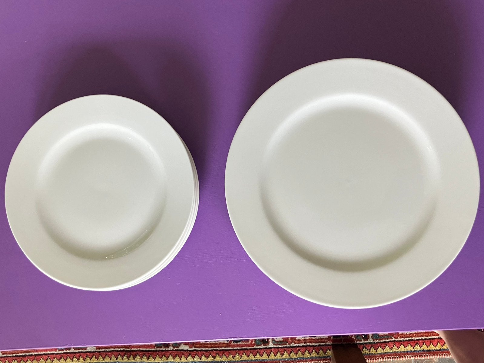 Diner- en ontbijtborden Vienna Blokker Ceramics, Ophalen, Zo goed als nieuw, Overige stijlen, Bord(en)