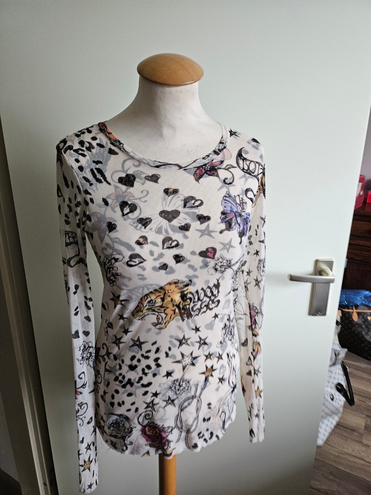 Marccain shirt met lange mouwen, Kleding | Dames, T-shirts, Overige kleuren, Ophalen of Verzenden, Zo goed als nieuw, Lange mouw