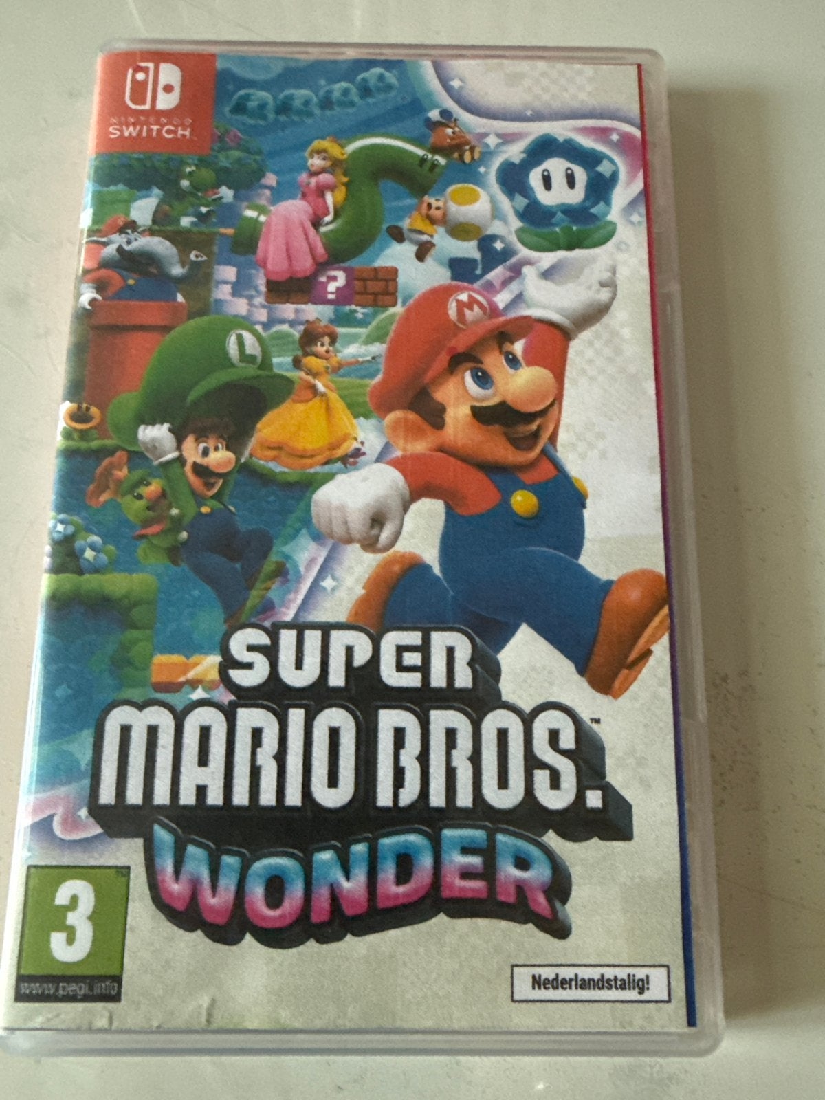 Super Mario Bros. Wonder Nintendo Switch, Spelcomputers en Games, Games | Nintendo Switch, Zo goed als nieuw, Platform, 3 spelers of meer