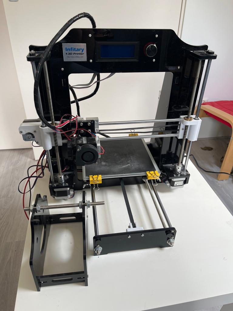 Infitary 3D printer - Ideaal voor beginners, Computers en Software, 3D Printers, Ophalen, Gebruikt, Filament
