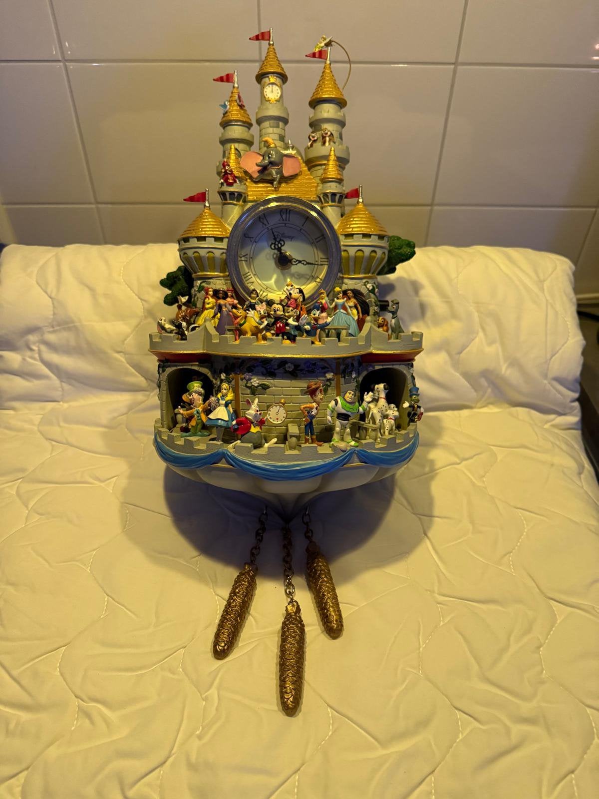 Disney hangklok met licht en geluid, Ophalen, Mickey Mouse, Zo goed als nieuw, Overige typen