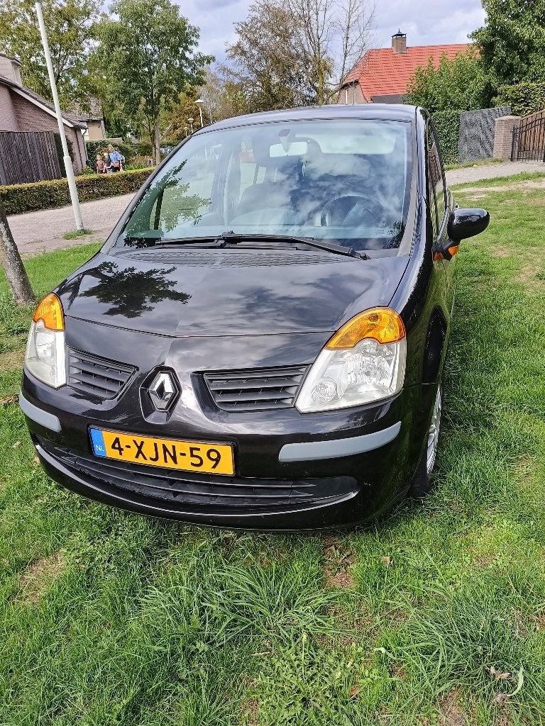 Renault Modus 1.6 16V E4 2006 Zwart, Voorwielaandrijving, Dealer onderhouden, 1145 kg, 4 cilinders