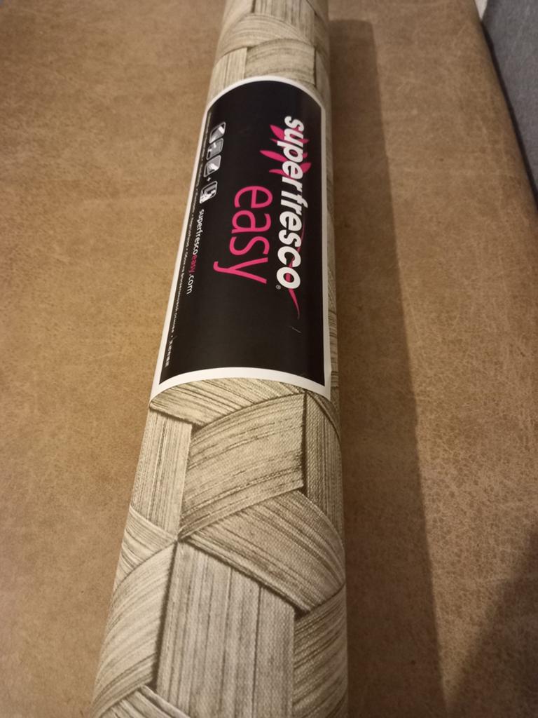 Nieuwe rol behang met gevlochten 3d print, Ophalen of Verzenden, Minder dan 10 m²