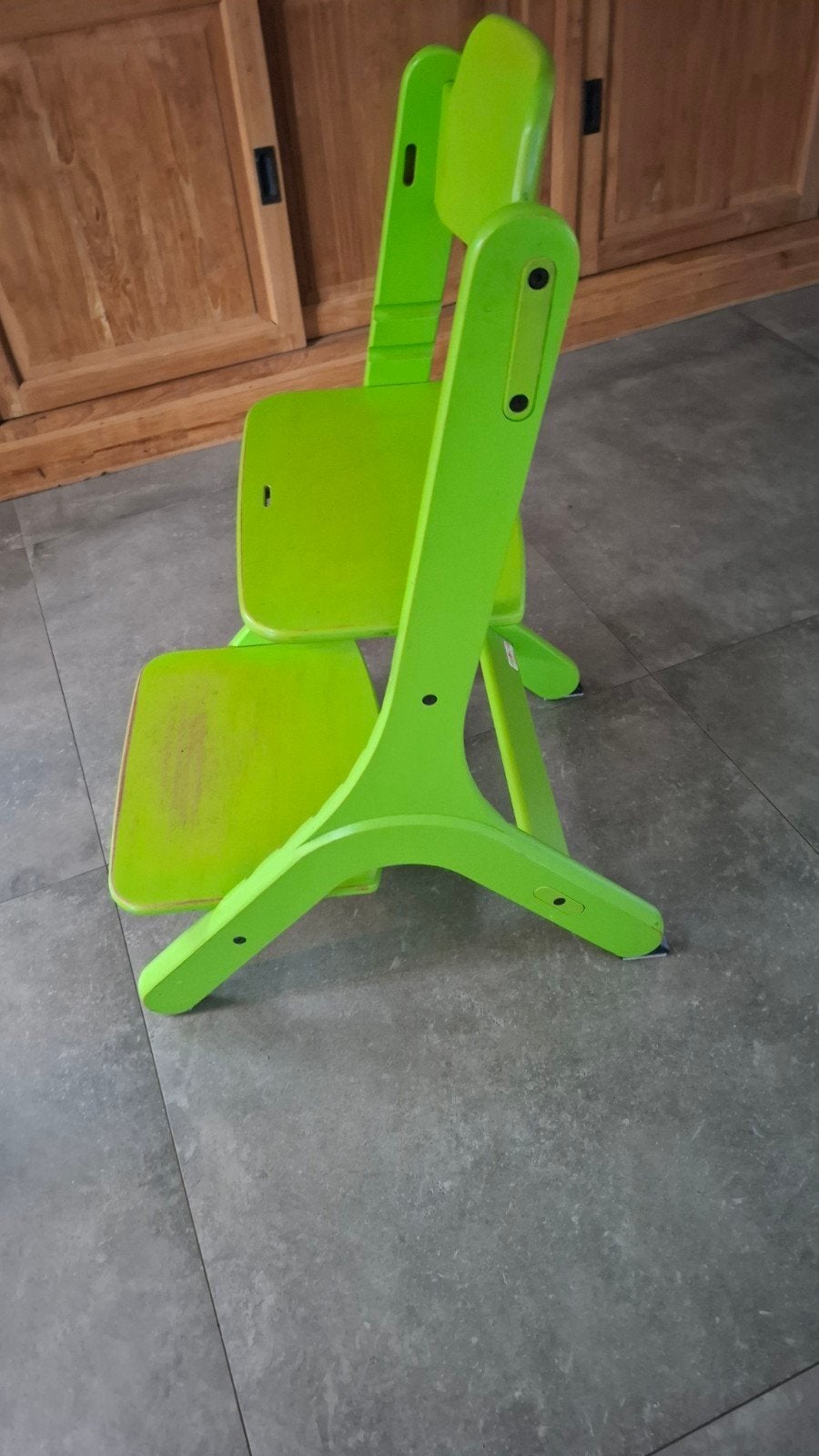 Ik ben Dapper Meegroeistoel - Groen, Ophalen of Verzenden, Gebruikt, Meegroeistoel, Aanschuifbaar